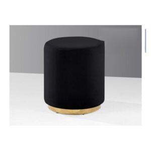 STOOL Black Velour with Gold Plated $109.90