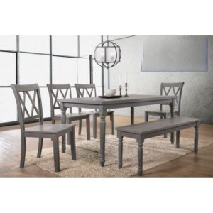 PAIGE TRANSITIONAL DINING SET 6pc $859.90