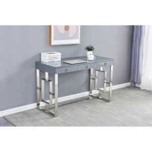 COMPUTER DESK Stainless Steel Or Gold Plated Frame $419.90