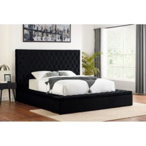 Velvet Tufted queenBed With Storage Available in Black, Blue, Pink, Cream or Grey $999.99