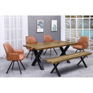 TRANSITIONAL RECTANGLE DINING SET 6pc $1289.90
