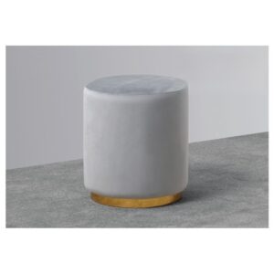 STOOL Grey Velour with Gold Plated $109.90