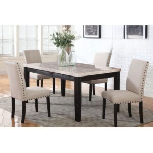 MARBLE DINING SET 5pc $749.90